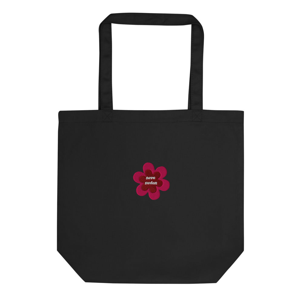 Embroidered Save Sudan Tote